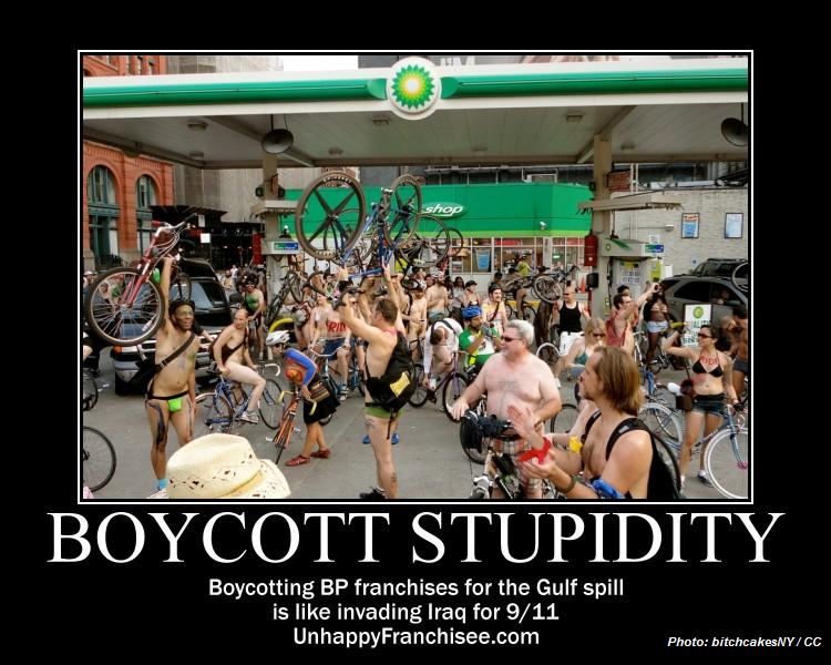 Boycott Stupidity Poster 2