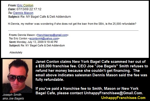 New York Bagel Cafe Franchise