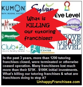 Tutoring franchise failures