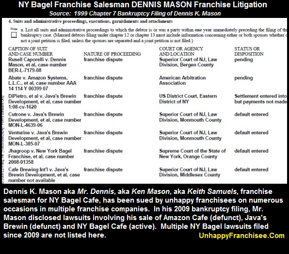 Dennis Mason franchise litigation