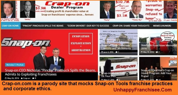 Snap-on parody