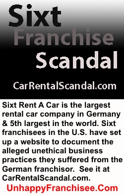 Sixt Rent A Car franchise