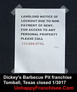 Dickey's Out of Business