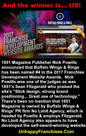 Buffalo Wings & Rings Web Award