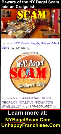 NY Bagel Scam Warning