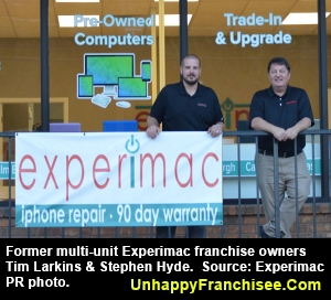 Experimac Franchise Owners Larkins Hyde