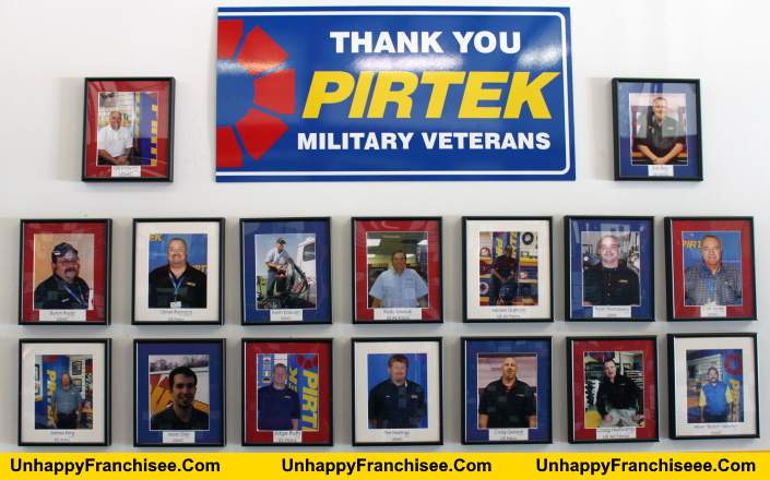 PIRTEK Veterans Wall