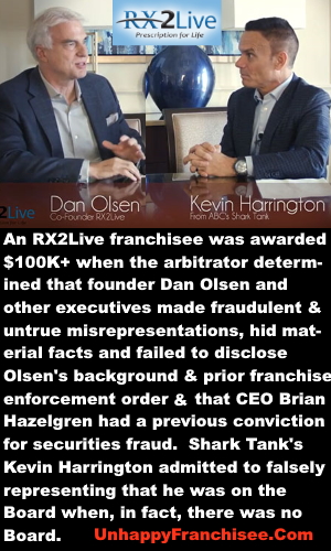 Dan Olsen Kevin Harrington Fraud