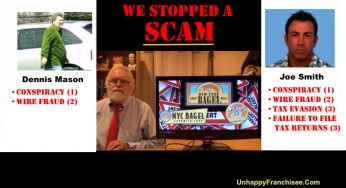 NY Bagel Franchise Scam Links & Complaint Timeline