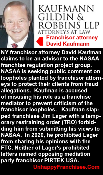 Franchisor Attorney David Kaufmann