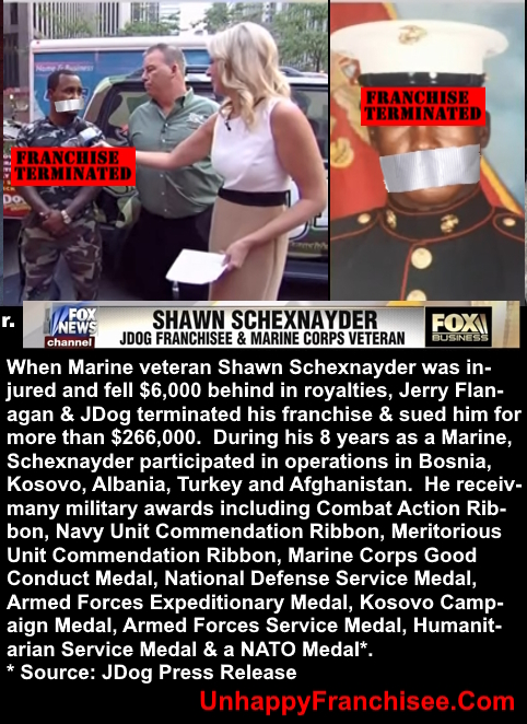 JDog Sues Veterans Shawn Schexnayder