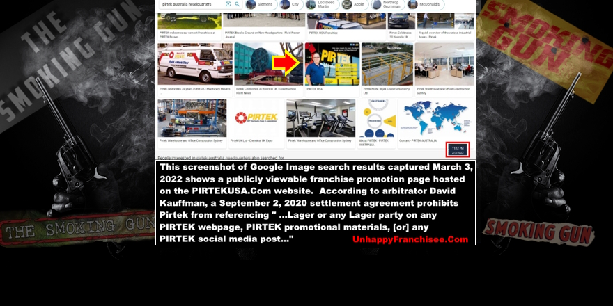 PIRTEK USA settlement breach