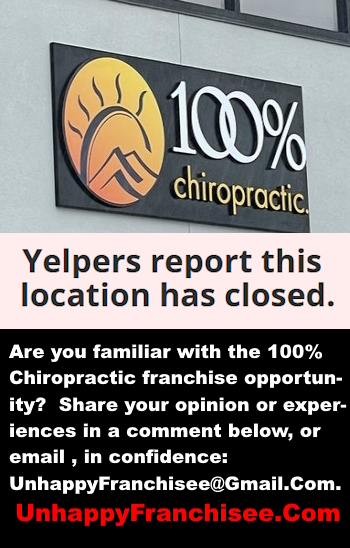 100% chiropractic franchise