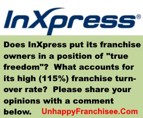 InXpress Franchise comment Invitation
